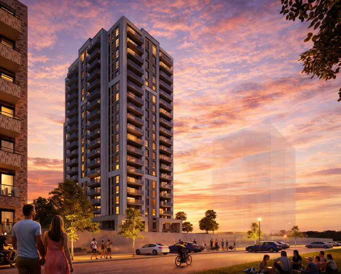 Binnenkort in verkoop: 155 appartementen in woontoren Stockholm